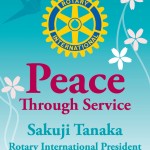 Peace Through Service, Rotary International Theme